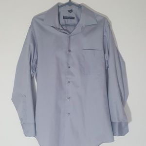 Geoffrey Beene Fitted Sateen No Iron Dress Shirt